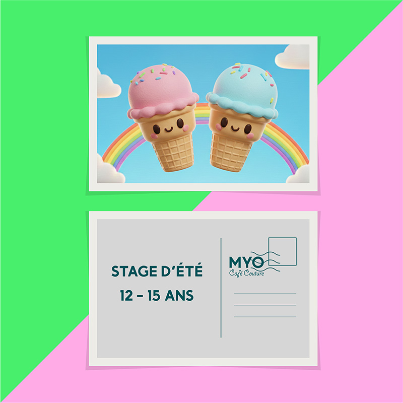 Stage de couture été enfant 12 à 15 ans