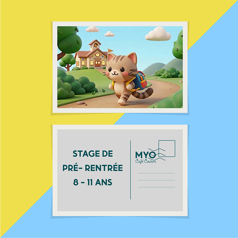Stage de couture pré-rentrée enfant 8-11 ans — Café Couture trevoux, genay, fontaines sur saône, montanay