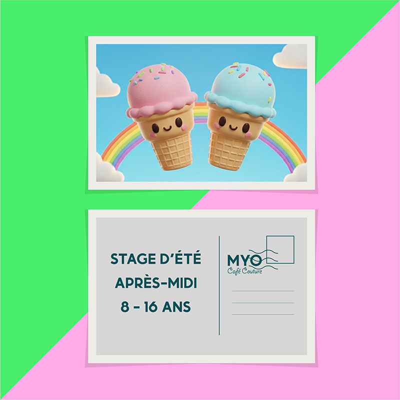 Stage de couture été enfant 8 à 16 ans
