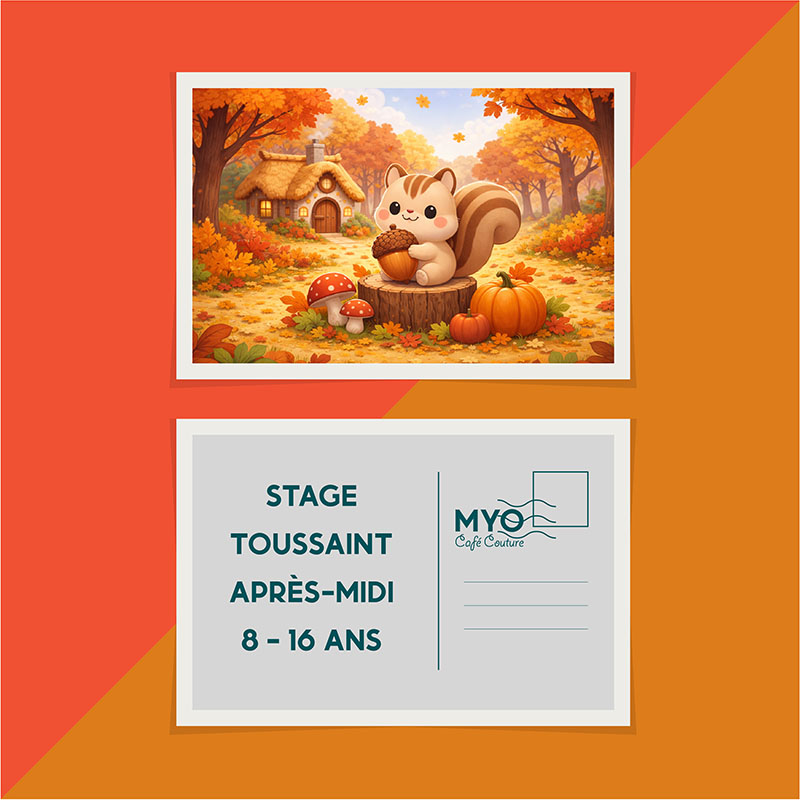 Stage de couture Toussaint enfant 8-16 ans — activité vacances scolaires — Neuville-sur-Saône ouest lyonnais